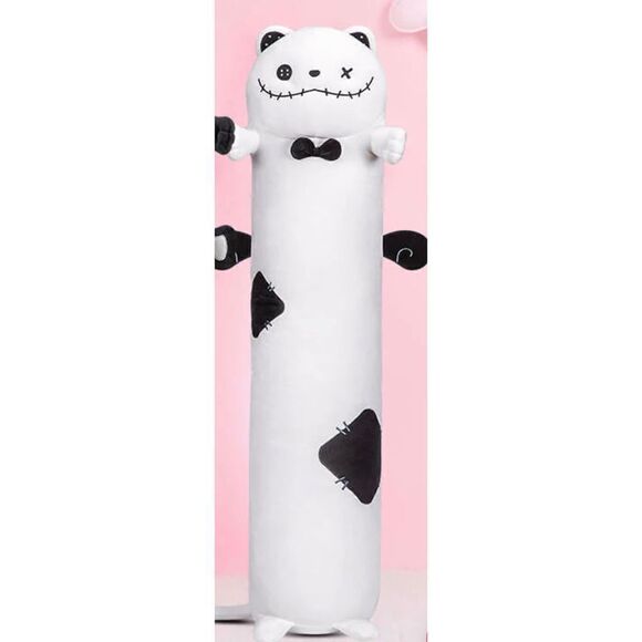 Mewaii Skeleton Devil White Kitten Kawaii 28” Loooong Family Plushie - Picture 1 of 4